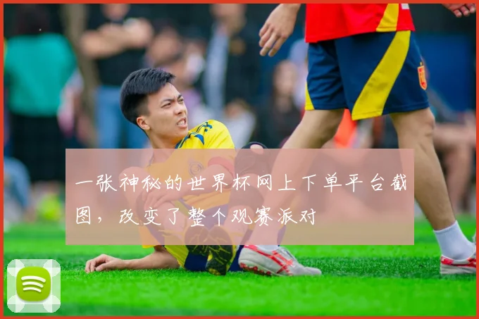 一张神秘的世界杯网上下单平台截图，改变了整个观赛派对